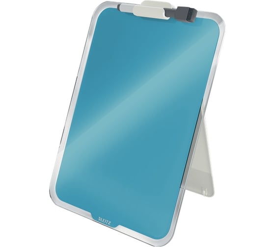 Стеклянный настольный флипчарт LEITZ Cosy синий 39470061