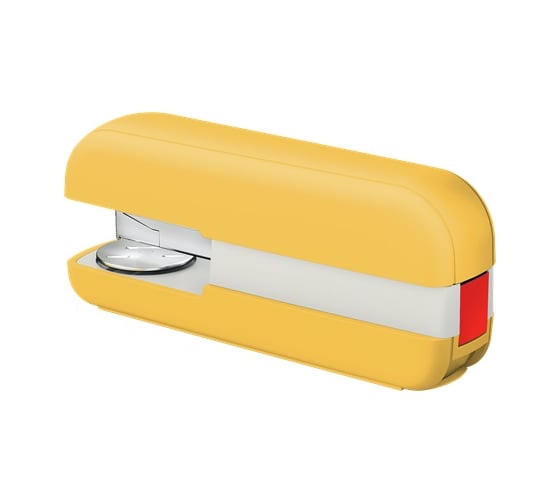 Степлер LEITZ Cosy soft touch 30 листов, желтый 55670019