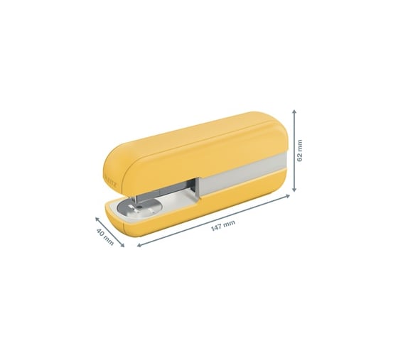 Степлер LEITZ Cosy soft touch 30 листов, желтый 55670019