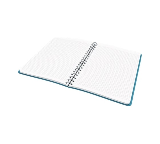 Блокнот LEITZ Cosy soft touch на пружинке, формат B5, в клетку, синий 44840061