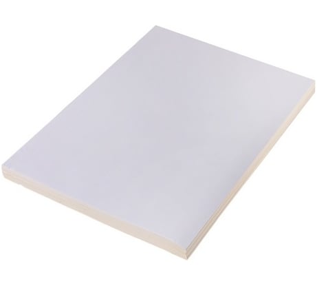 Самоклеящаяся бумага Calligrata А4, 100 листов, 80г/м, белая, матовая 708967