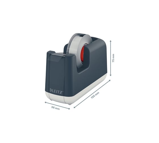 Диспенсер для клейкой ленты LEITZ Cosy soft touch, серый 53670089