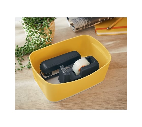 Диспенсер для клейкой ленты LEITZ Cosy soft touch, серый 53670089