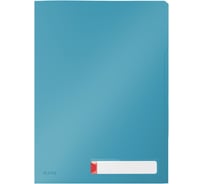 Папка-уголок LEITZ Cosy soft touch с разделителями на 3 отделения, 3 шт в упаковке, синий 47160061