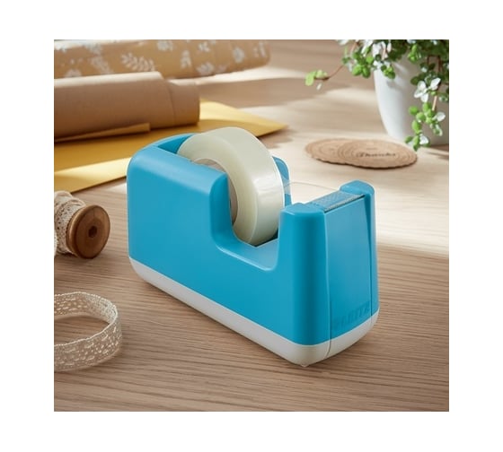 Диспенсер для клейкой ленты LEITZ Cosy soft touch, синий 53670061