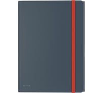 Папка LEITZ Cosy soft touch с 3-мя клапанами с дополнительным внутренним карманом, серый 46190089