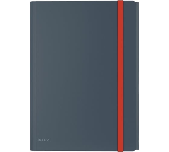 Папка LEITZ Cosy soft touch с 3-мя клапанами с дополнительным внутренним карманом, серый 46190089 1