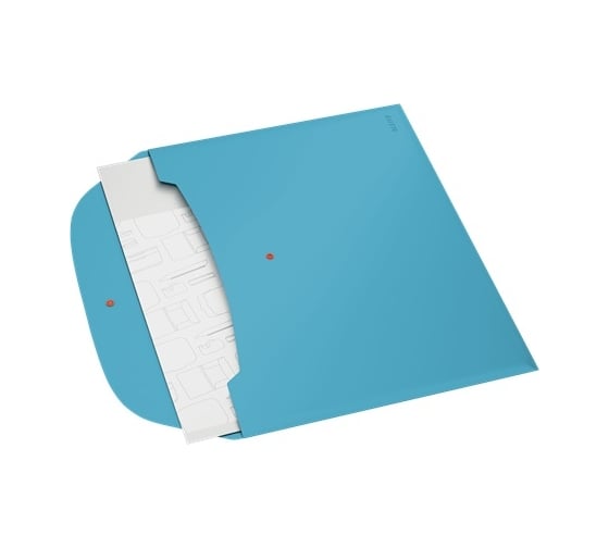 Папка-конверт LEITZ Cosy soft touch с 2-мя карманами, 3 шт в упаковке синий 47090061