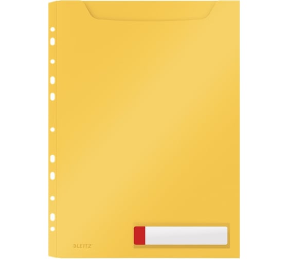 Папка LEITZ Cosy soft touch с увеличенной вместимостью, 3 шт в упаковке, желтый 46680019 1
