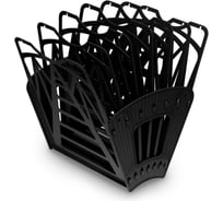 Лоток-веер Calligrata Веер 3 7 секций, 6 отделений, черный 4754057