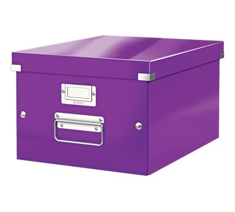 Короб Leitz Click & Store M A4, фиолетовый 60440062
