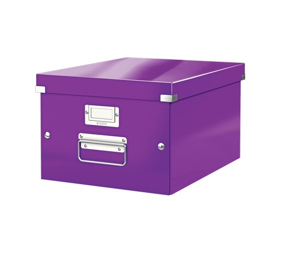 Короб Leitz Click & Store M A4, фиолетовый 60440062