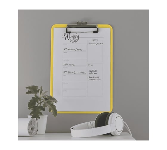 Планшет Leitz WOW A4, желтый 39710016