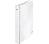 Папка Leitz WOW 4DR с кольцевым механизмом 25 мм, перламутровый глянцевый 42420001