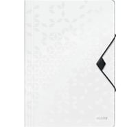 Папка Leitz WOW с 3-мя клапанами, ярко-белый 45990001