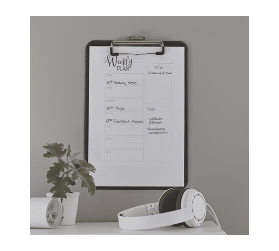 Планшет Leitz WOW A4, темно-черный 39710095