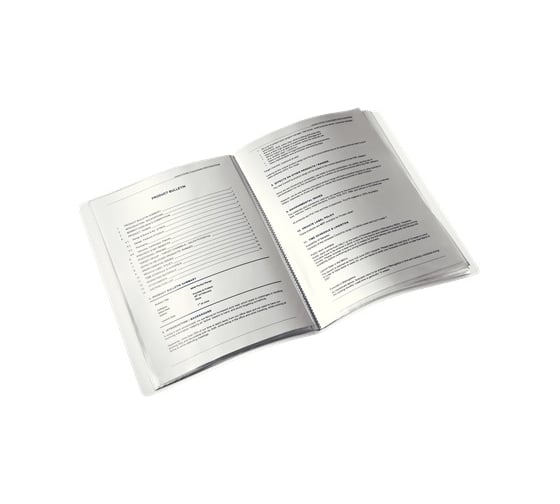 Книга Leitz WOW с 20 карманами, синий 46310036