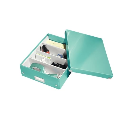 Короб-органайзер Leitz Click & Store M, бирюзовый 60580051