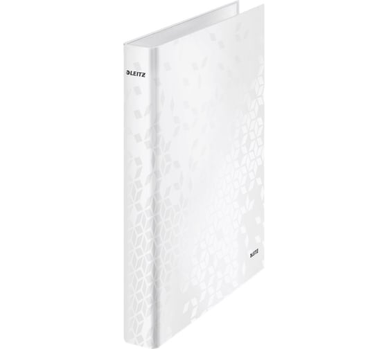 Папка Leitz WOW 2DR с кольцевым механизмом 25 мм , перламутровый глянцевый 42410001