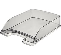 Горизонтальный прозрачный лоток Leitz PLUS дымчатый серый 52262092