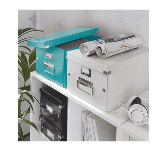 Короб Leitz Click & Store M A4, бирюзовый 60440051