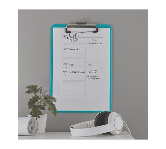 Планшет Leitz WOW A4, бирюзовый 39710051