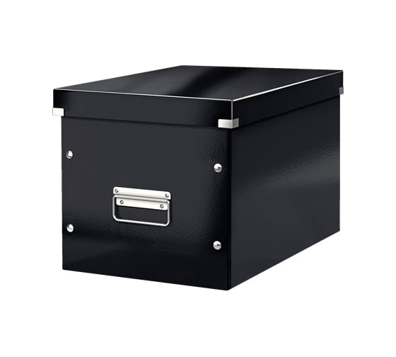 Короб Leitz Click & Store L куб, черный 61080095 1