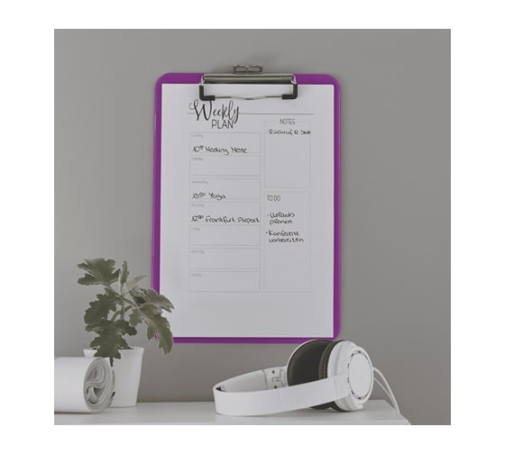 Планшет Leitz WOW A4, фиолетовый 39710062