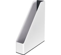 Двухцветный вертикальный накопитель Leitz WOW темно-черный/белый 53621095