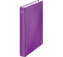 Папка Leitz WOW 4DR с кольцевым механизмом 25 мм, фиолетовый глянцевый 42420062