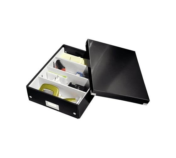 Короб-органайзер Leitz Click & Store M, черный 60580095