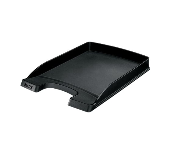 Горизонтальный лоток Leitz Slim Plus черный 52370095