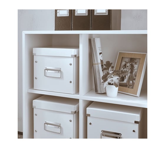 Короб Leitz Click & Store M куб, белый 61090001