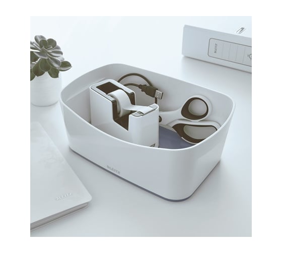 Лоток для хранения Leitz MyBox белый/серый 52571001