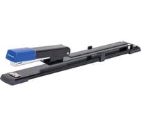 Степлер брошюровочный №24/6, №26/6 Extra, до 30 листов, на 150 скоб, черно-синий, BRAUBERG 272720