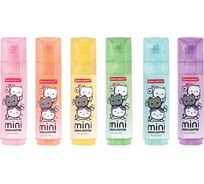 Текстовыделитель мини с принтами PASTEL, АССОРТИ В ПЛАСТИКОВОЙ БАНКЕ, 1-5 мм, BRAUBERG 152536