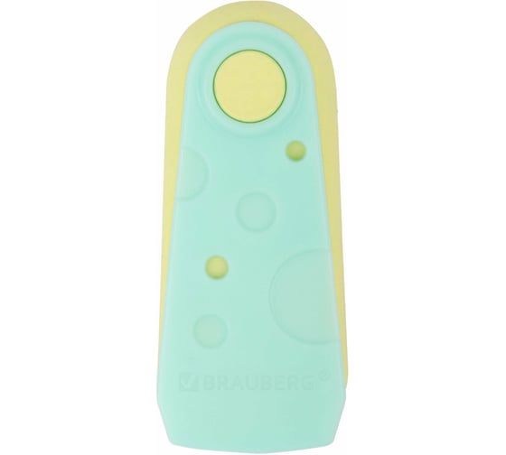 Ластики ULTRA PASTEL НАБОР 3 ШТУКИ, 57х24х15 мм, ассорти пастель, блистер, BRAUBERG 272689