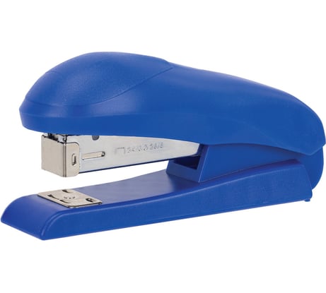 Степлер №24/6, №26/6 UNIVERSAL, до 30 листов, на 100 скоб, синий, BRAUBERG 272718
