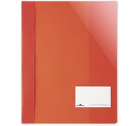Папка-скоросшиватель DURABLE с прозрачным листом А4+, красный 269003