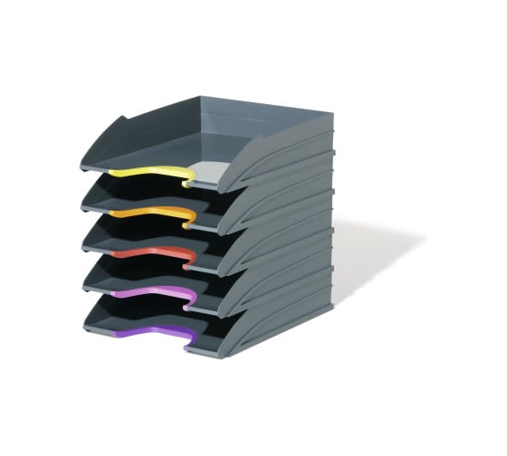 Комплект лотков DURABLE VARICOLOR ассорти, 5 шт в упаковке 770557