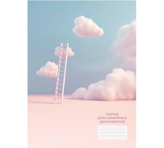 Папка для семейных документов SILWERHOF Cloud на 4 комплекта 230x310 мм 2015318 1