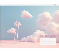 Папка SILWERHOF на молнии ZIP Cloud A4+ ПВХ 0.25 мм 2015310