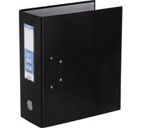 Папка-регистратор Expert Complete 15 шт., PVC, 125 мм, Classic, A4, арочный механанизм, лен, черный 251540 582642
