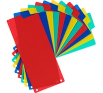 Разделитель листов Expert Complete 12 шт., пластиковый (полоса), Classic, EC200010200, песок, ассорти 706131