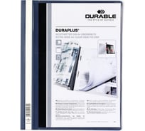 Папка-скоросшиватель DURABLE DURAPLUS А4+, темно-синий 257907