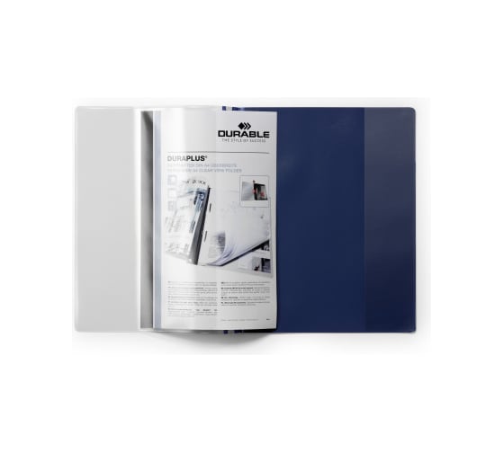 Папка-скоросшиватель DURABLE DURAPLUS А4+, темно-синий 257907