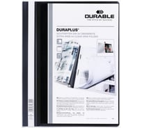 Папка-скоросшиватель DURABLE DURAPLUS А4+, черный 257901