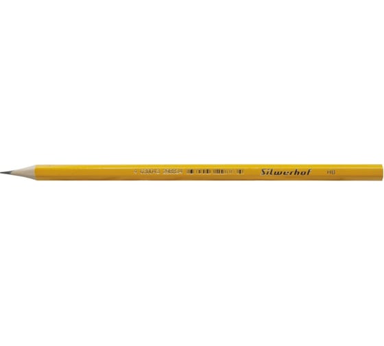 Чернографитный карандаш Silwerhof Basic 120637-00 2 мм, HB, шестигранный, дерево, картонный перетяжка 1189543