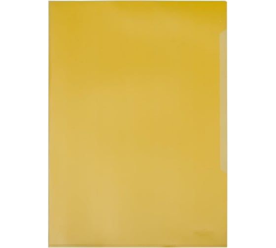 Папка-уголок DURABLE А4, 180 мкм, желтый, 10 шт в упаковке 219704 1