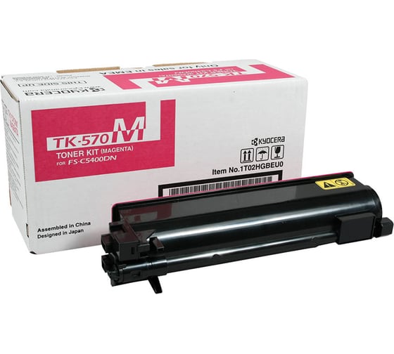 Тонер-картридж KYOCERA TK-570M Magenta 12000 страниц для FS-C5400DN, P7035CDN 1T02HGBEU0 1